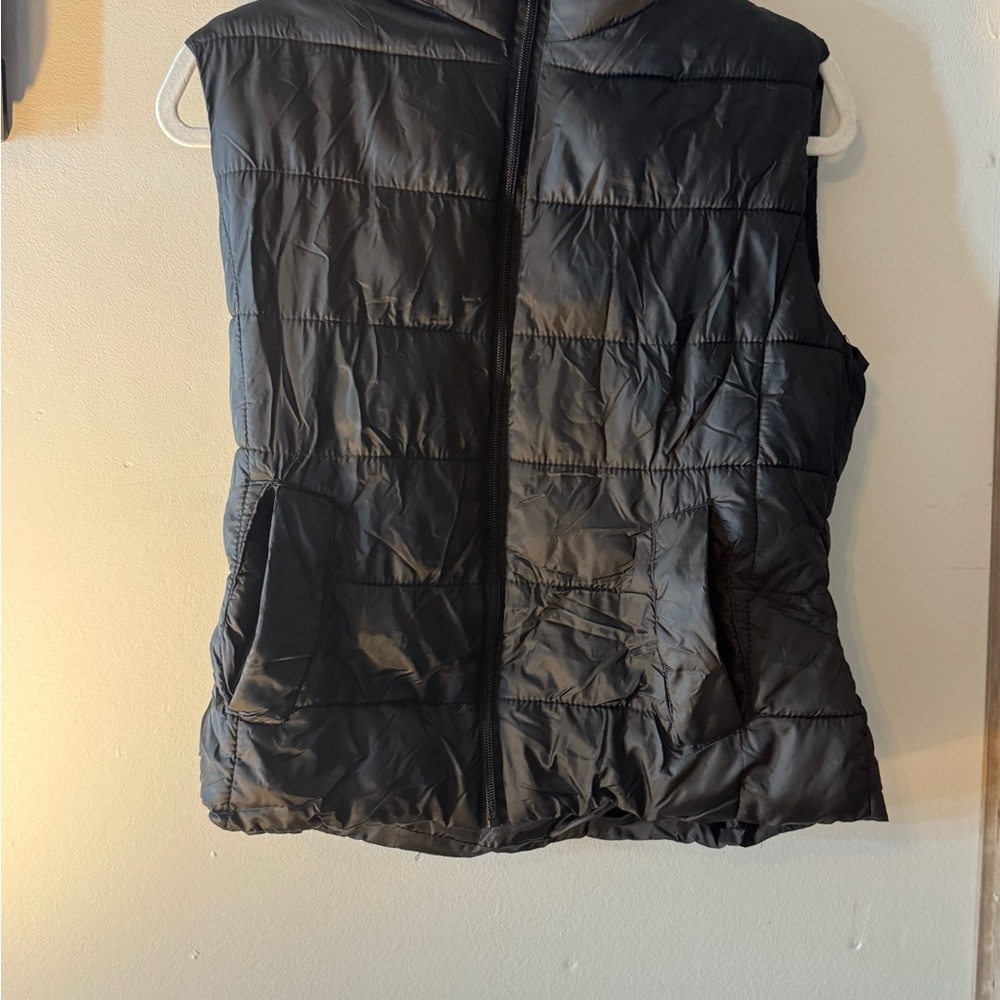 Love Me Now Black Puffer Vest